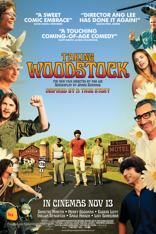 Taking Woodstock - British Movie Poster