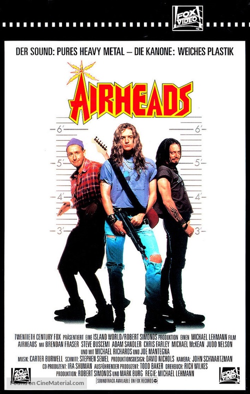 Airheads - German VHS movie cover