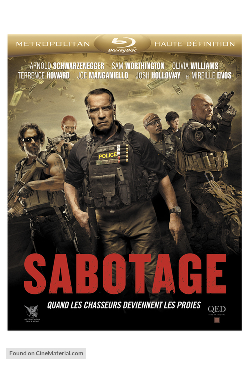 Sabotage - French Blu-Ray movie cover