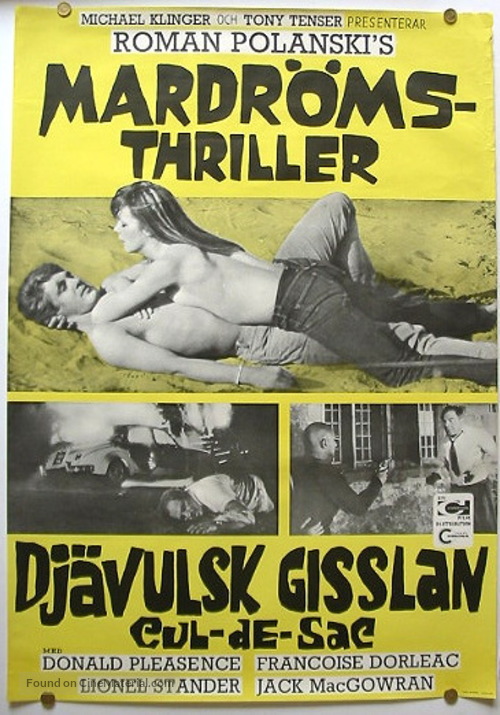 Cul-de-sac - Swedish Movie Poster