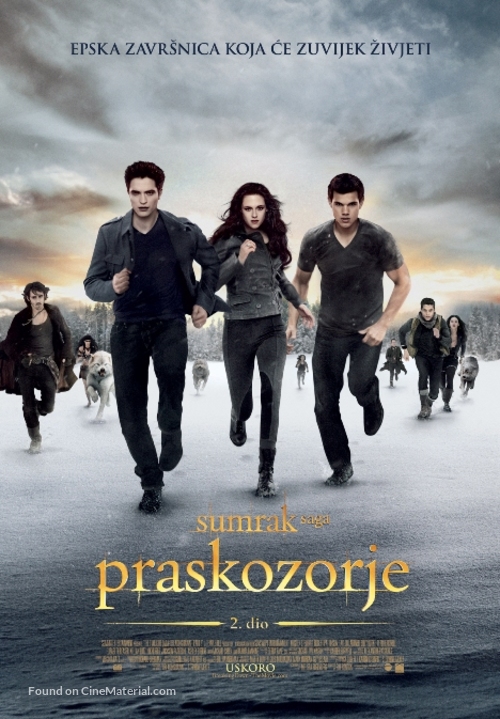 The Twilight Saga: Breaking Dawn - Part 2 - Bosnian Movie Poster