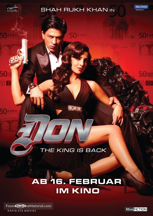Don 2 - German Movie Poster
