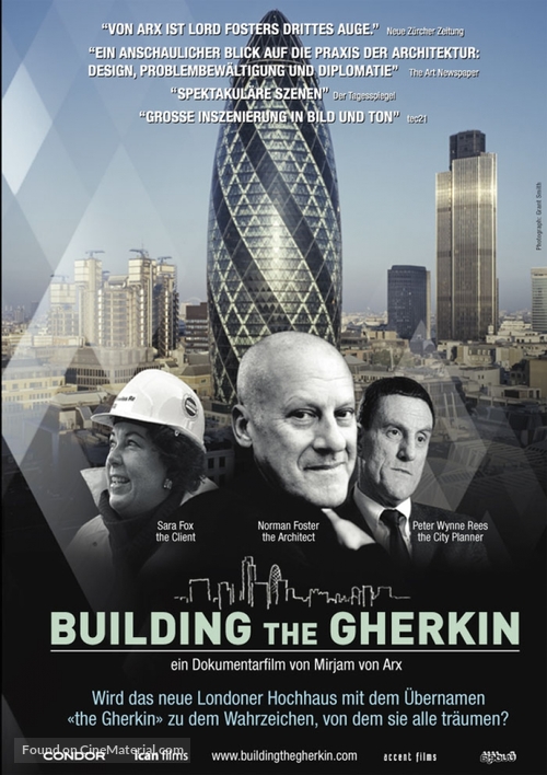 Building the Gherkin - German poster