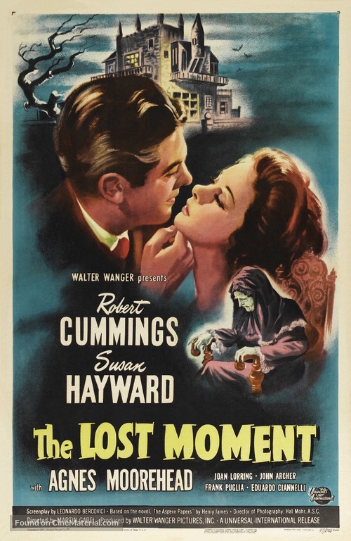The Lost Moment - Movie Poster
