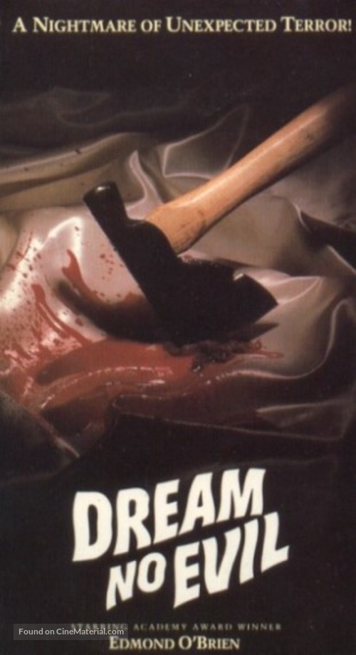 Dream No Evil - VHS movie cover