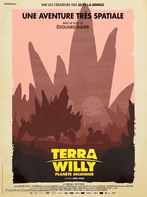 Terra Willy: La plan&egrave;te inconnue - French Movie Poster