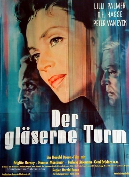 Der gl&auml;serne Turm - German Movie Poster