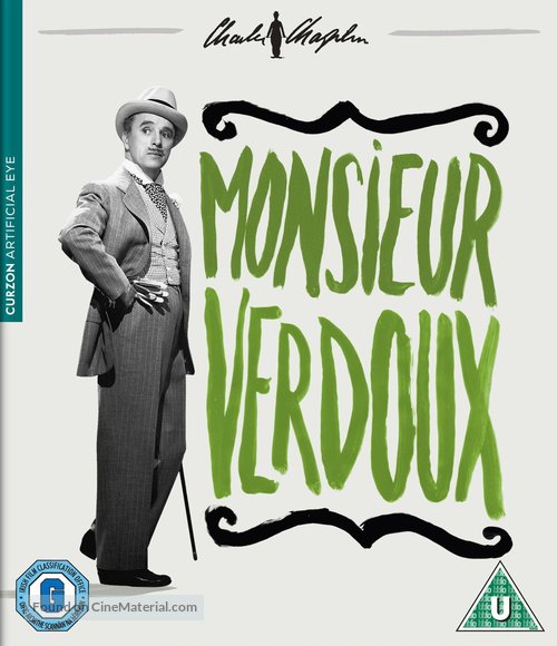 Monsieur Verdoux - British Blu-Ray movie cover