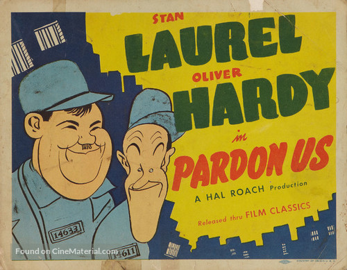 Pardon Us - Re-release movie poster