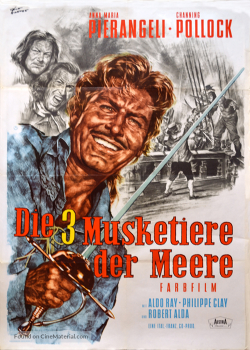 Moschettieri del mare, I - Austrian Movie Poster