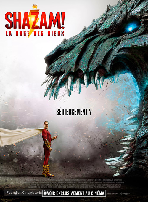 Shazam! Fury of the Gods - French Movie Poster