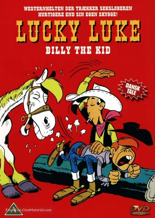 &quot;Lucky Luke&quot; - Danish DVD movie cover