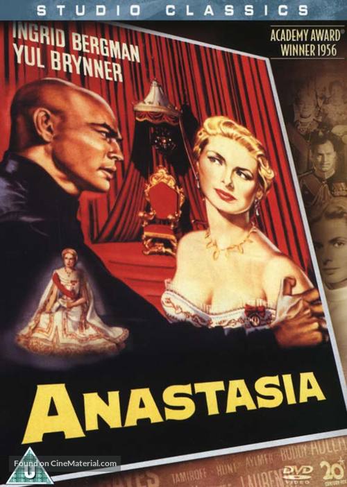 Anastasia - British DVD movie cover