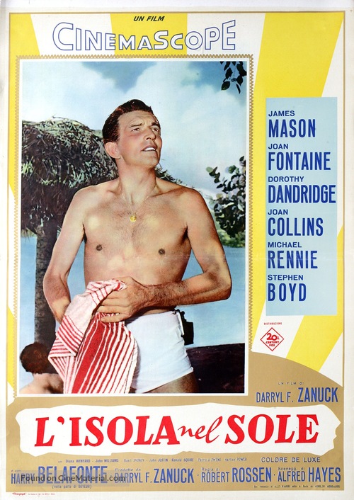 Island in the Sun - Italian Movie Poster