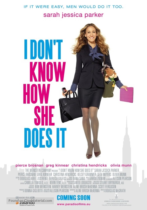 I Don&#039;t Know How She Does It - Dutch Movie Poster