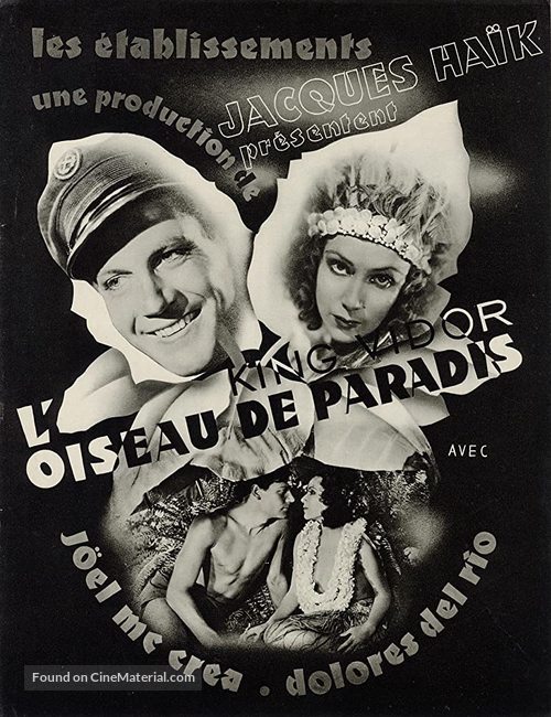 Bird of Paradise - French poster