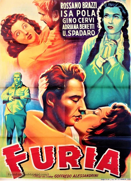 Furia - French Movie Poster