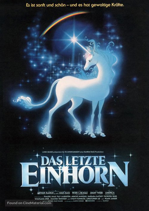 The Last Unicorn - Movie Poster