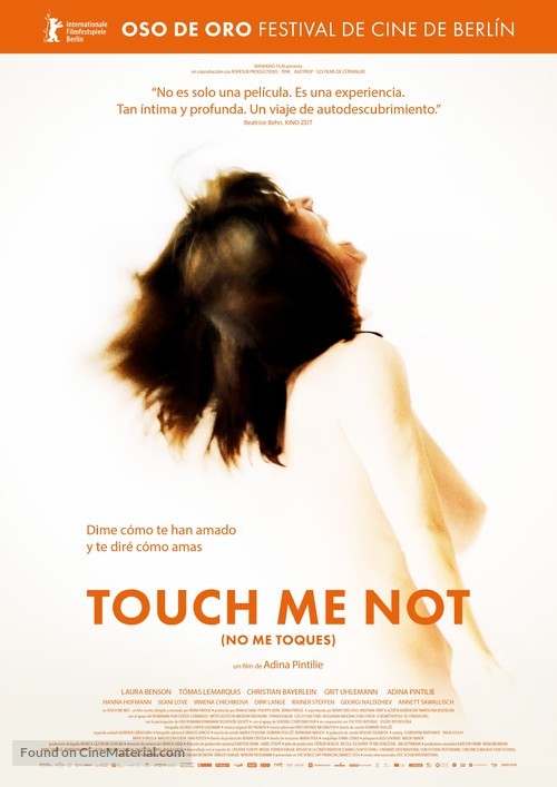 Touch Me Not - Spanish Movie Poster