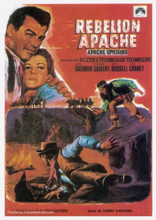 Apache Uprising - Spanish Movie Poster