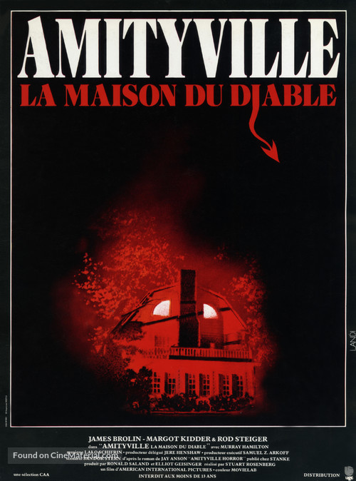 The Amityville Horror - French Movie Poster