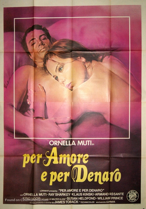 Love and Money - Italian Movie Poster