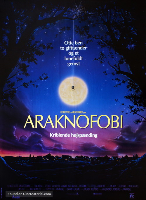 Arachnophobia - Danish Movie Poster