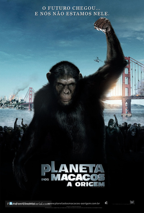 Rise of the Planet of the Apes - Brazilian Movie Poster