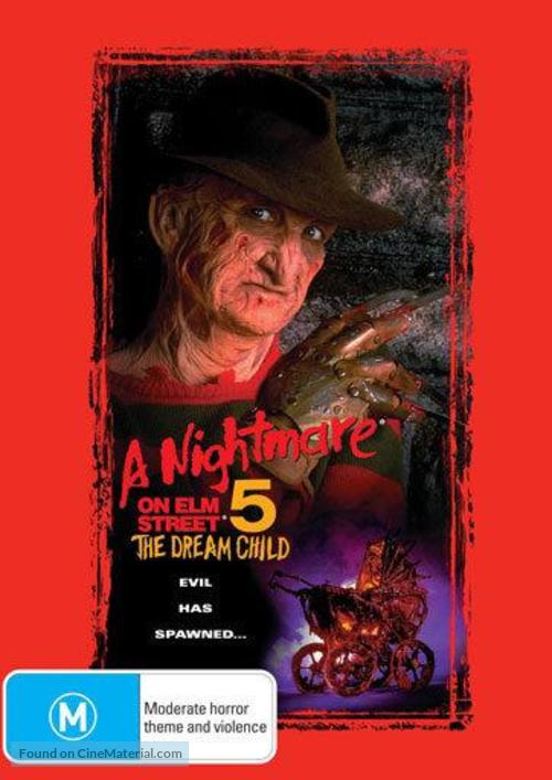 A Nightmare on Elm Street: The Dream Child - Australian DVD movie cover