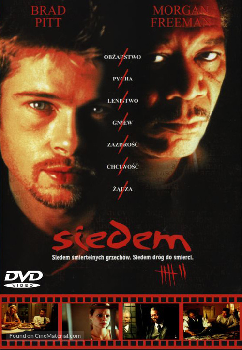 Se7en - Polish DVD movie cover