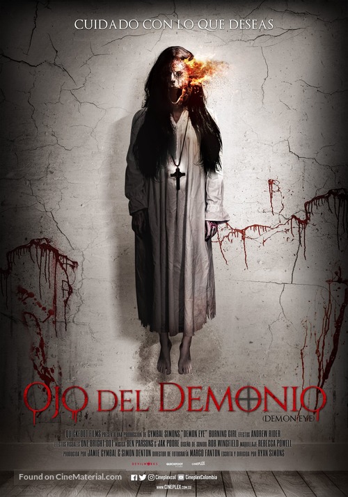 Demon Eye - Colombian Movie Poster