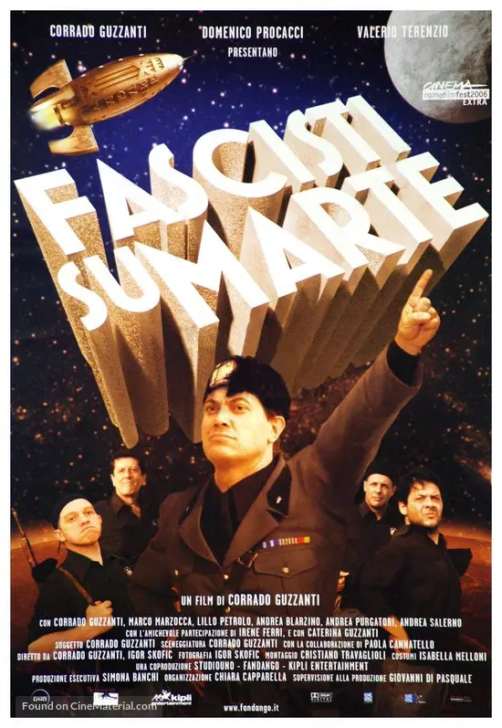 Fascisti su Marte - Italian Theatrical movie poster