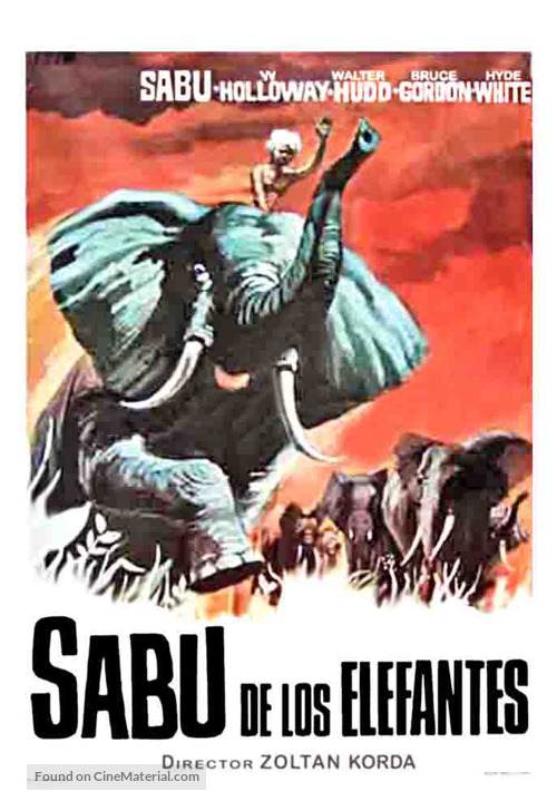 Elephant Boy - Spanish Movie Poster