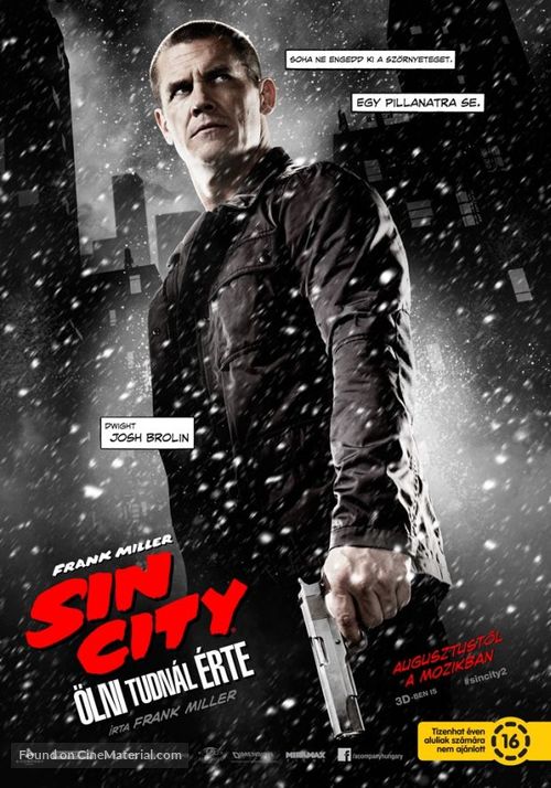 Sin City: A Dame to Kill For - Hungarian Movie Poster
