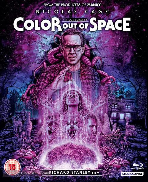 Color Out of Space - British Blu-Ray movie cover
