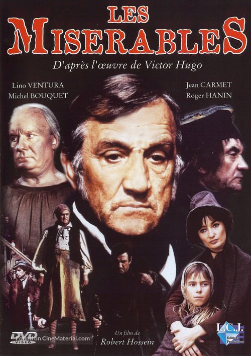 Les mis&eacute;rables - French DVD movie cover