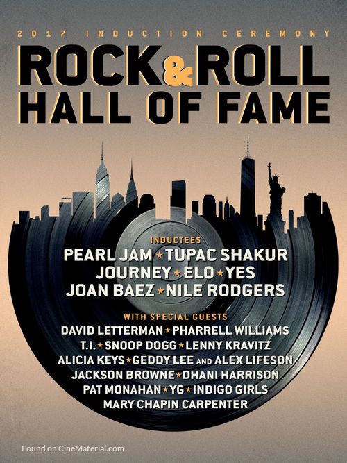 The 2017 Rock And Roll Hall Of Fame Induction Ceremony 2017 Movie Poster 1417