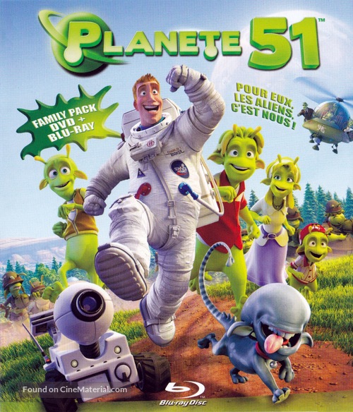 Planet 51 - French Blu-Ray movie cover