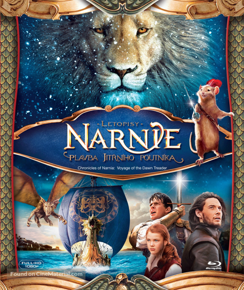 The Chronicles of Narnia: The Voyage of the Dawn Treader - Czech Blu-Ray movie cover