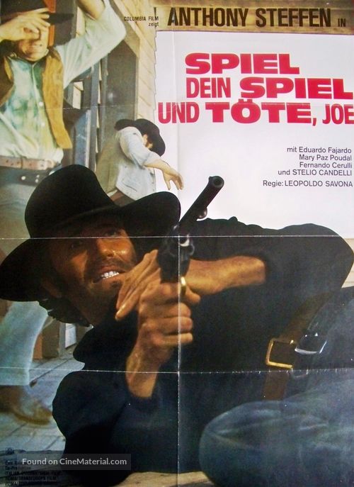 Un uomo chiamato Apocalisse Joe - German Movie Poster