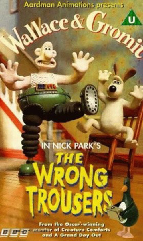 The Wrong Trousers - British VHS movie cover