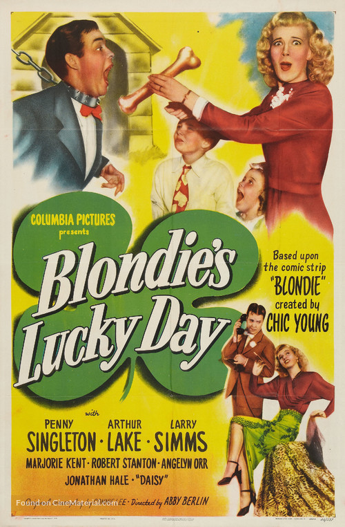 Blondie&#039;s Lucky Day - Movie Poster