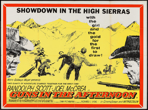 Ride the High Country - British Movie Poster