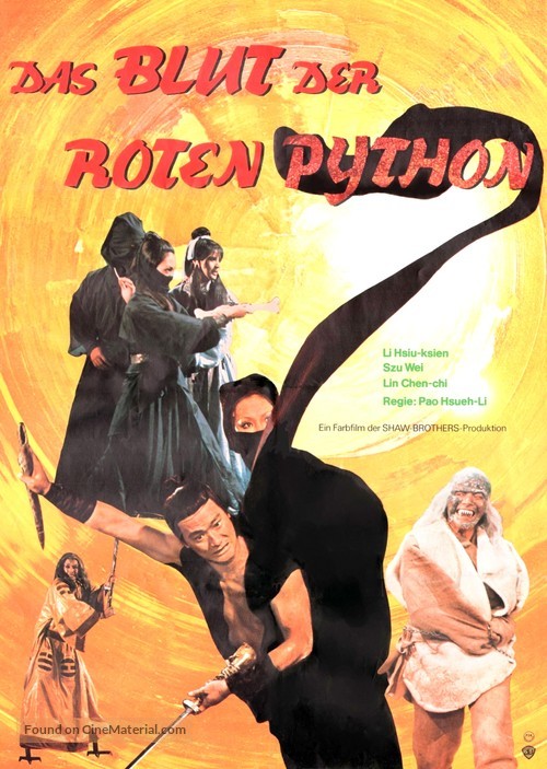 Tian long ba bu - German Movie Poster