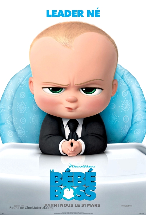 The Boss Baby - Canadian Movie Poster