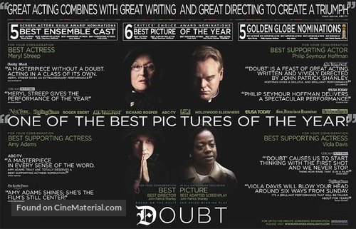 Doubt - For your consideration movie poster