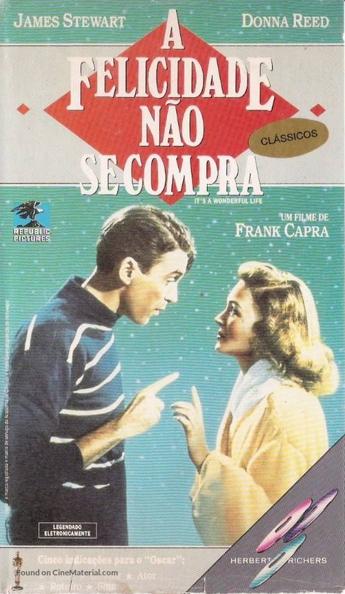 It&#039;s a Wonderful Life - Brazilian VHS movie cover