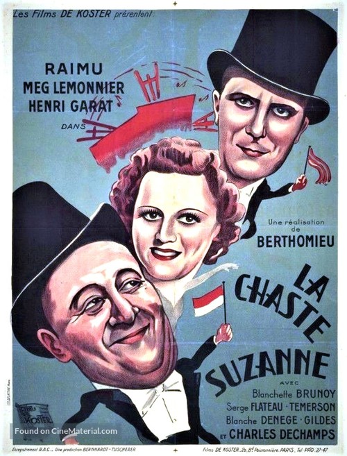 La chaste Suzanne - French Movie Poster