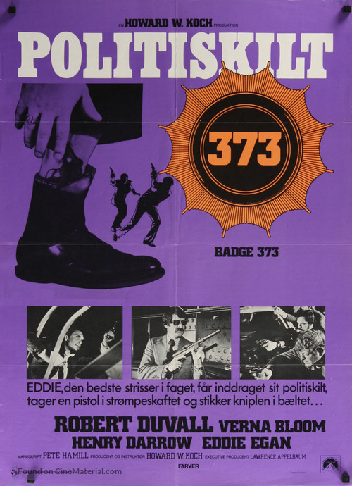 Badge 373 - Danish Movie Poster