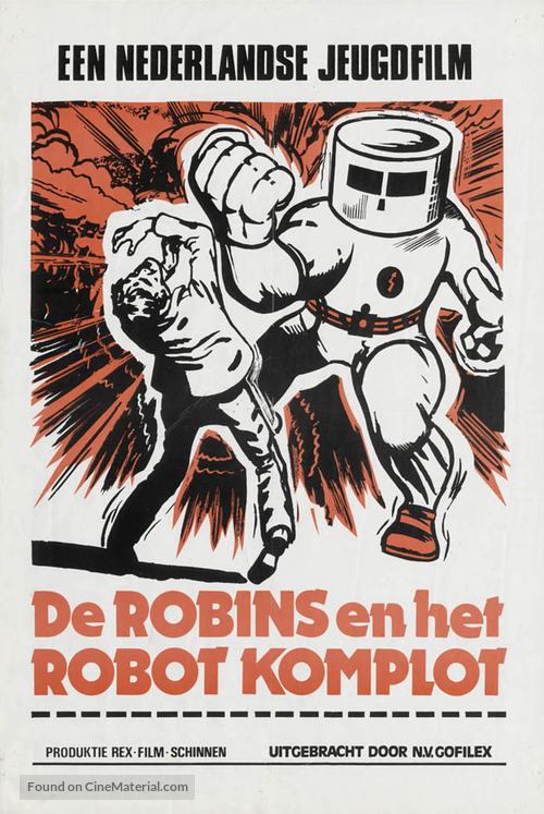 De Robins en het Robot komplot - Dutch Movie Poster